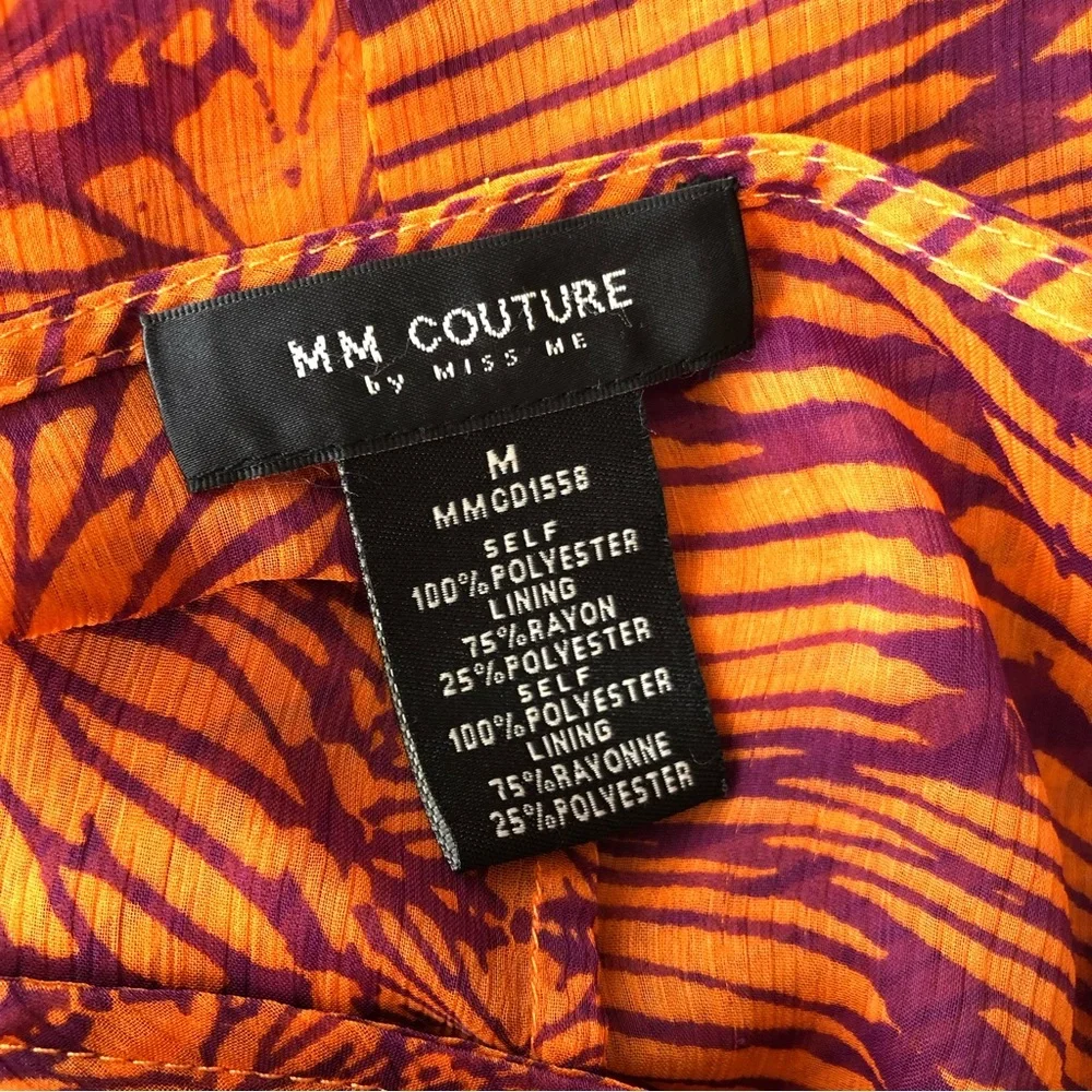 MM Couture by Miss Me Kaftan Cover Up Dress Sz M